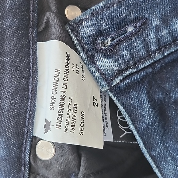 Second Yoga Jeans, Classic rise, Rachel Skinny, size 27, dark blue - Picture 4 of 5